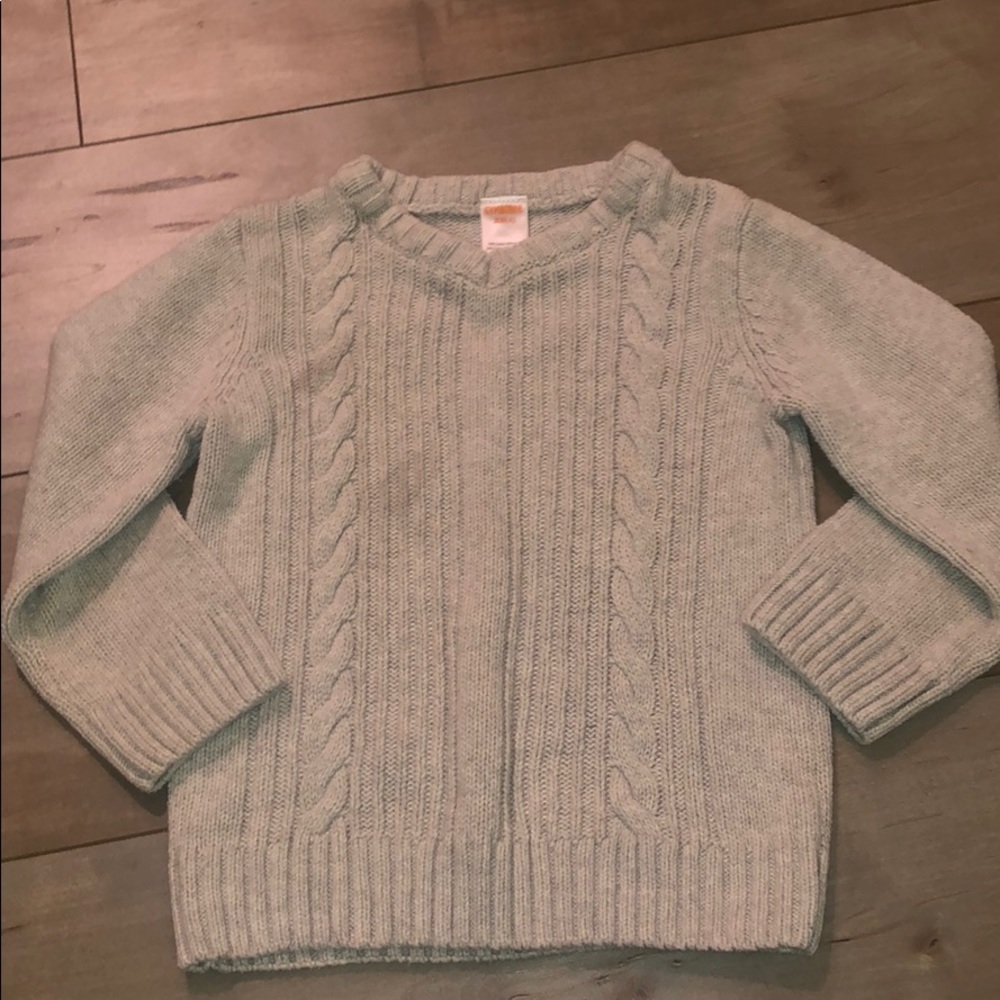 White Gymboree sweater